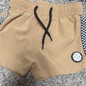 Little Surfer Dude swim trunks